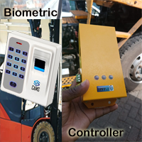 CAMS : Biometric Fingerprint Starter for Forklift, Truck, Crane, Lorry, Bus, Car and etc,This fingerprint starter/igniter gives the secured handling of any automobiles by allowing only authorized persons to start the vehicles such as forklifts, lorry, buses, trucks and etc,. It is also known as Forklift Biometric Controller System.
<br><br> It can be used with any light/heavy-duty vehicle running with a 12-24v battery and can be extended more as per the customer's need  with a small additional cost. No more circuits or controllers you need additionally to fix this unit into your automobile. 

<br><br>
Following video Is done with Model: <a href="https://camsunit.com/product/cams-fleet-biometric-fleetbio31-vehicle-forklift-cranes-lorry-fingerprint-starter.html" alt="Biometric Fingerprint Forklift Access Control, ignitor system">FleetBio31: Waterproof+server communication model</a>. The process is the same with this model except for the main biometric device. 
<iframe width="100%" height="100%" src="https://www.youtube.com/embed/Mbfz8TKrTzE?autoplay=0&mute=1" frameborder="0" allow="autoplay; encrypted-media" allowfullscreen></iframe>