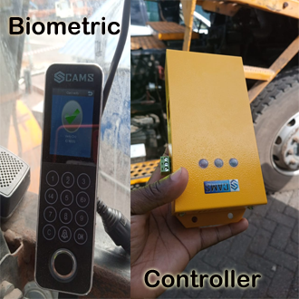 Forklift Fingerprint/Biometric System